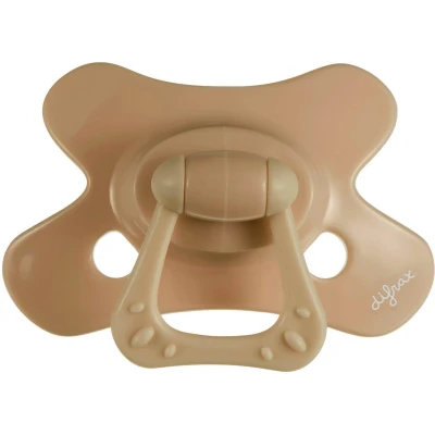 Afbeelding van Difrax Fopspeen Natural 6+ maanden Siliconen Caramel 1 stuk