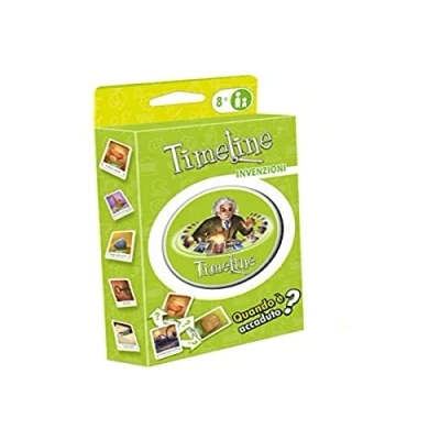 Afbeelding van Asmodee Timeline uitvinden, eco blister, kaartspel, leerspel, zakformaat, uitgave in Italiaans, 8303