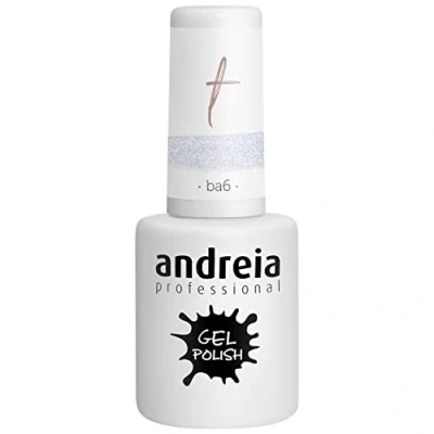 Afbeelding van Andreia Professional Gellak Kleur TRANSPARANT BLAUW MET GLITTER BA6 Limited Edition 10,5 ml