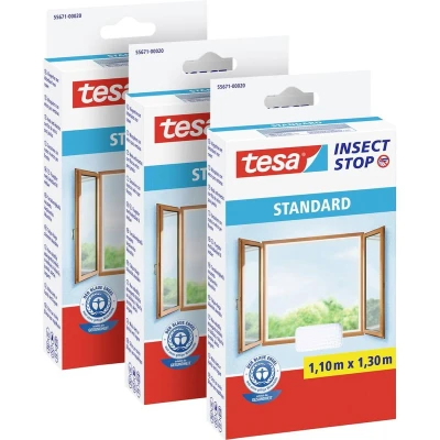 Afbeelding van tesa STANDARD 55671 00500 00 Vliegenhor (b x h) 1100 mm 1300 Wit 3 stuk(s)
