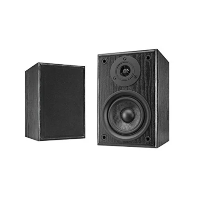 Afbeelding van Dual LS 100 actieve luidsprekerset (phono ingang, geïntegreerde versterker voor draaitafel, paar) zwart