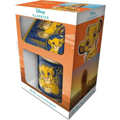 Afbeelding van The Lion King Simba mok, onderzetter en sleutelhanger Geschenkset