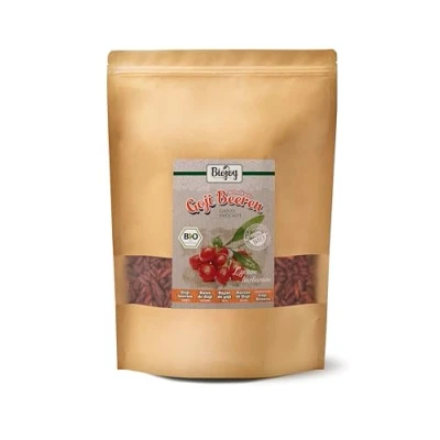Afbeelding van Biojoy BIO Goji bessen (1 kg), gedroogd, wolfberries, ongezoet en vrij van zwavel