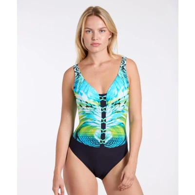 Afbeelding van Sunflair Basic Badpak, Dames, Maat: 95D, Türkis