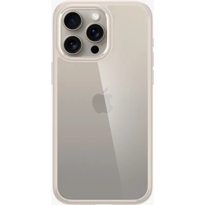 Afbeelding van Spigen Ultra Hybrid iPhone 15 Pro hoesje titanium