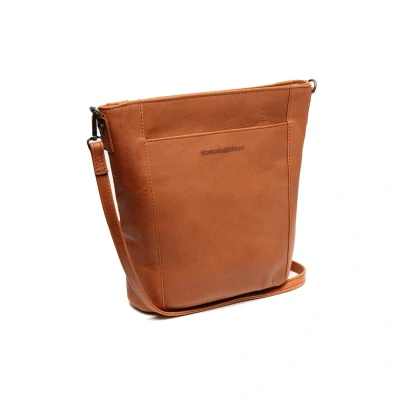 Afbeelding van Leren Schoudertas Cognac Moore