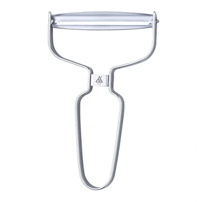 Afbeelding van Triangle Professionele Dunschiller 90 mm Roestvrij Staal met Kartelmes Vaatwasserbestendig