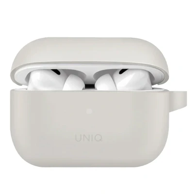 Afbeelding van Uniq Apple AirPods Pro 2 hoesje Vencer Siliconen Case Grijs