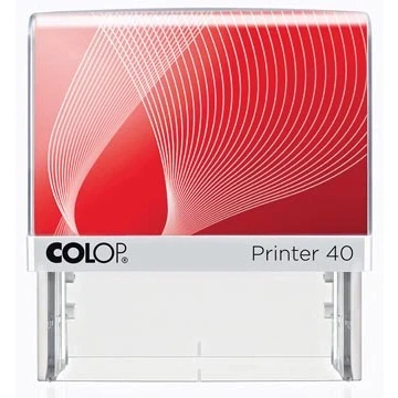 Afbeelding van Colop stempel met voucher systeem Printer 40, max. 6 regels, ft 59 x 23 mm