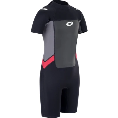 Afbeelding van Osprey Origin 3/2mm Neopreen Shorty Wetsuit in Rood voor Kinderen M 29.5&quot; Geschikt voor: Lengte 140 145 cm Borst 75 80 Ideaal Zomerse Watersporten