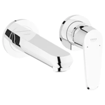 Afbeelding van Grohe Eurodisc afbouwdeel 2 gats wandinbouw wastafelkraan chroom 19573002