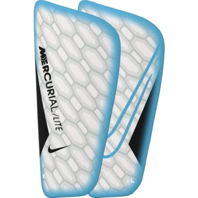 Afbeelding van Nike Performance Mercurial LITE Unisex Scheenbeschermers, Maat: Small, Blue fury/black