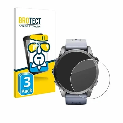 Afbeelding van BROTECT Glas Screenprotector voor Garmin Fenix 7S (42 mm) Gehard Beschermglas 9H (3 Stuks)