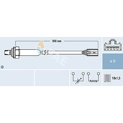 Afbeelding van Fae Lambda sonde 77356