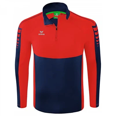 Afbeelding van Six Wings trainingstop new navy/rood / XL