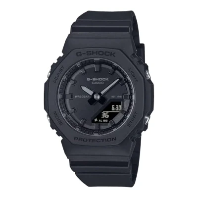 Afbeelding van Casio Vrouwen analoog digitaal quartz horloge met kunststof band GMA P2100BB 1AER, Zwart, riem