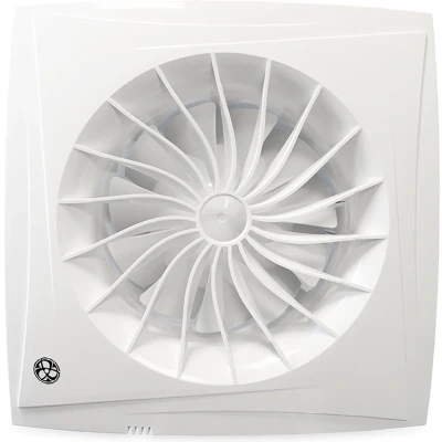 Afbeelding van Badkamerventilator Blauberg Sileo Ø 100mm MET TIMER + VOCHTSENSOR (SILEO100H)