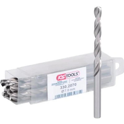 Afbeelding van KS Tools 330.2070 HSS G Spiraalboren, 7mm, 10 per pak