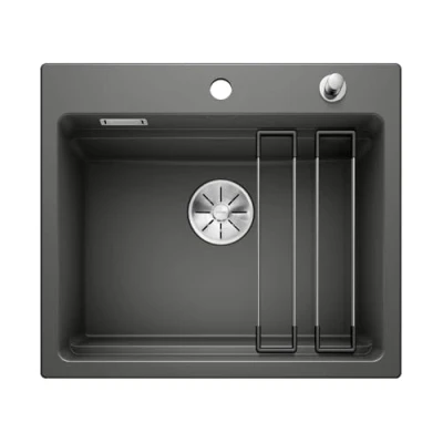 Afbeelding van Blanco Etagon 6 Enkele spoelbak in basalt 525161