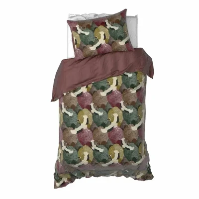 Afbeelding van Dekbedovertrek De Witte Lietaer Goliath Bordeaux Satijn 140 x 200 / 220 cm 1 Persoons