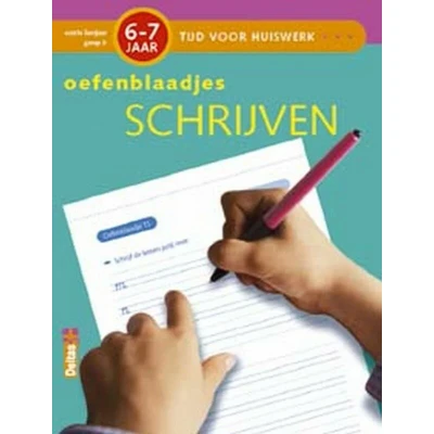 Afbeelding van Deltas Oefenblaadjes Schrijven (6 7 J.)