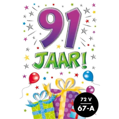 Afbeelding van Kaart That funny age 91 jaar AT1048 A1