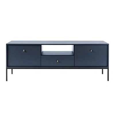 Afbeelding van Selsey MONNE TV kast 153 cm (marineblauw)
