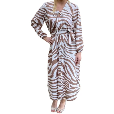 Afbeelding van Jurk, zebraprint, one size
