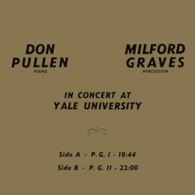 Afbeelding van Milford &amp; Don Pullen Graves In Concert At Yale University (LP)