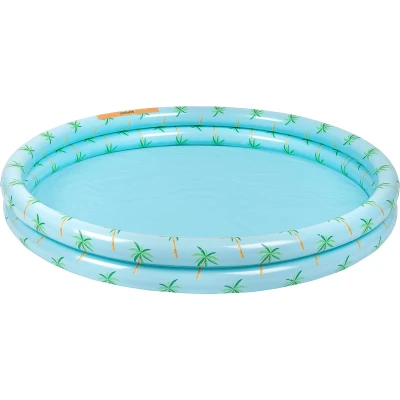 Afbeelding van Opblaasbaar zwembad Swim Essentials Ø 100 x 17 cm (Palmbomen)