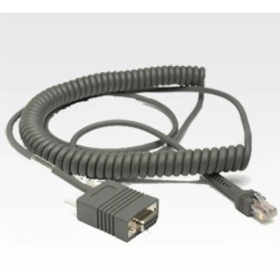Afbeelding van Zebra RS232 Cable Signaalkabel 3.6 m Grey
