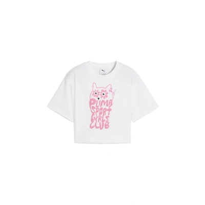 Afbeelding van Puma Graphics Kurzes Tshirt print voor kinderen, Maat: 140, White