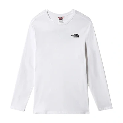 Afbeelding van Shirt The North Face Men L/S Easy Tee TNF White S