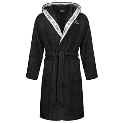 Afbeelding van KAPPA unisex badjas met capuchon 100% katoen maat. S 4XL