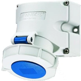 Afbeelding van Mennekes wandcontactdoos 16a 3p 6h 230v ip67 9301