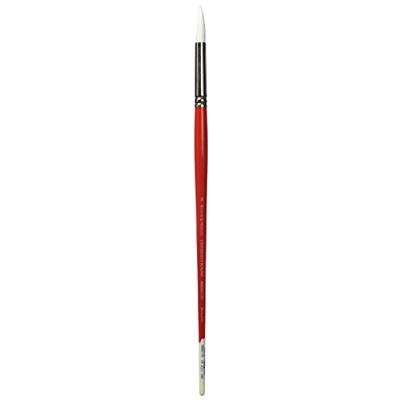 Afbeelding van Winsor &amp; Newton 5419008 University kunstenaarspenseel voor olieverf, acrylverf en aquarelverf Rond penseel Nr. 8 lange Steel,