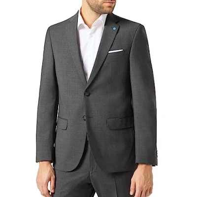 Afbeelding van Pierre Cardin Grant Jas steengrijs, Melange