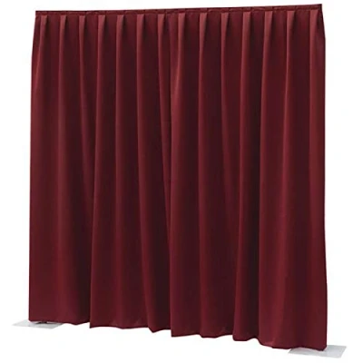 Afbeelding van Wentex P&amp;D curtain Dimout Pleated, 300(w) x 400(h)cm 260 Gram/M2, Red