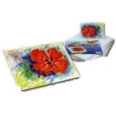 Afbeelding van folia 2360 Encaustic schilderkaarten, DIN A6, 100 stuks, sterk gecomprimeerd, zeer glad speciaal papier voor de waskrijtechniek
