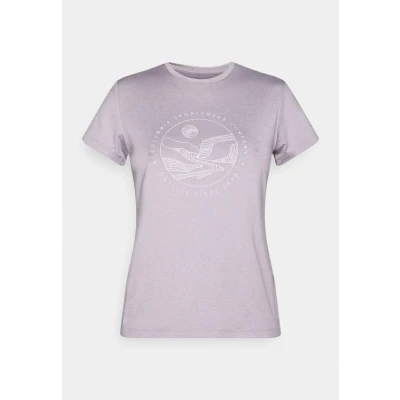 Afbeelding van Columbia RIDGE Graphic TEE Sport Tshirt, Dames, Maat: Medium, Shale purple