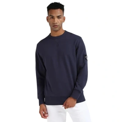 Afbeelding van Calvin Klein Jeans Badge CREW NECK Sweater, Heren, Maat: XXL, Ink