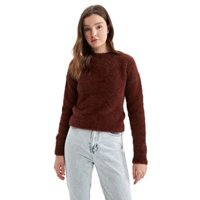 Afbeelding van Defacto Trui, Heren, Maat: XXL, Brown