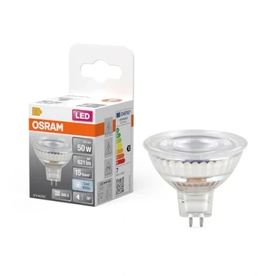 Afbeelding van OSRAM LED Spot Star MR16 reflector, 4000 K neutraal wit, 6,1 W, GU5.3, 36, 621 lm, laagspanning, helder, voor spots, 15.000 uur