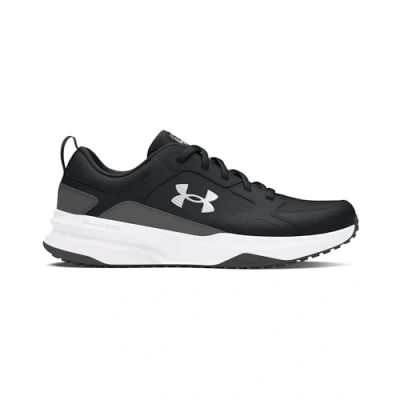 Afbeelding van Under Armour Charged Edge heren Sneaker, Zwart/Castlerock/Wit, 41 EU
