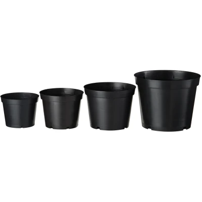 Afbeelding van Nature Plantcontainer Zwart Kweekbenodigdheden 13.1x16.5 cm