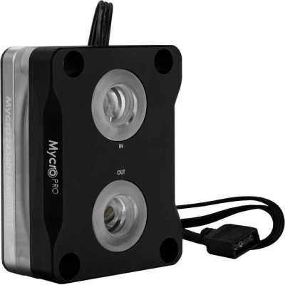 Afbeelding van Thermal Grizzly Intel Mycro Direct Die Pro RGB V1 Waterkoeler voor processoren, vervangt het activeringsmechanisme van stopcontact, CNC gefreesd POM deksel, G1/4 inch aansluitingen