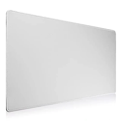Afbeelding van Jahosin Grote gaming muismat met gestikte randen, 70 x 30 cm, verlengde antislip natuurlijke rubberen basis voor gamer/desktop/kantoor/thuis (70 grijskleurig)