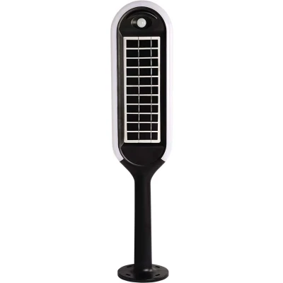 Afbeelding van V TAC VT 945 Solarlampen Solar Meerpaalverlichting IP65 Wit+Zwart 5 Watt 400 Lumen 3000K