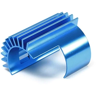 Afbeelding van TAMIYA 54571 000 300054571 TT 02 aluminium motorkoellichaam, blauw geanodiseerd