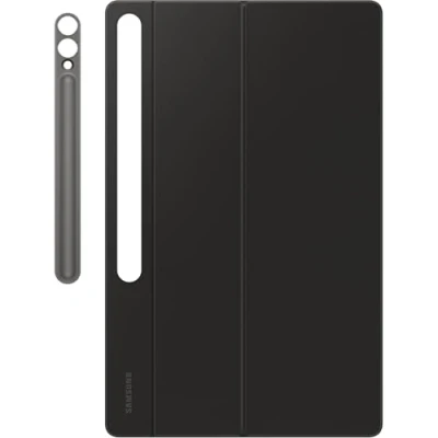 Afbeelding van Samsung Book Cover Keyboard EF DX925 voor de Galaxy Tab S10 Ultra S9 met QWERTZ toetsenbord en AI knop, tweedelige tablethoes, slank ontwerp, S Pen compartiment, zwart